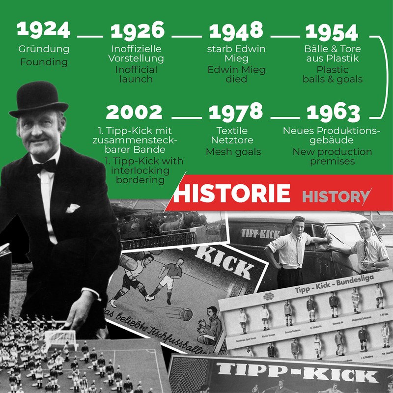 Tipp-Kick (Mieg) 010488 TIPP-KICK Goal Wall Game, Colourful