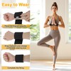 GLIDESMOOTH Wrist Weights, 1.1LB Each Stackable Magnetic, Adjustable Ankle Weights
