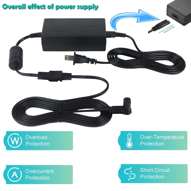 Recliner Universal Power Cord - with Extended L-Shaped Cable and