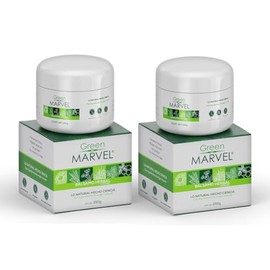 Green Marvel Bálsamo Herbal, Crema Corporal con Hamamelis Virginiana, Cártamo, Manzanilla y Tilo, 250g (2)