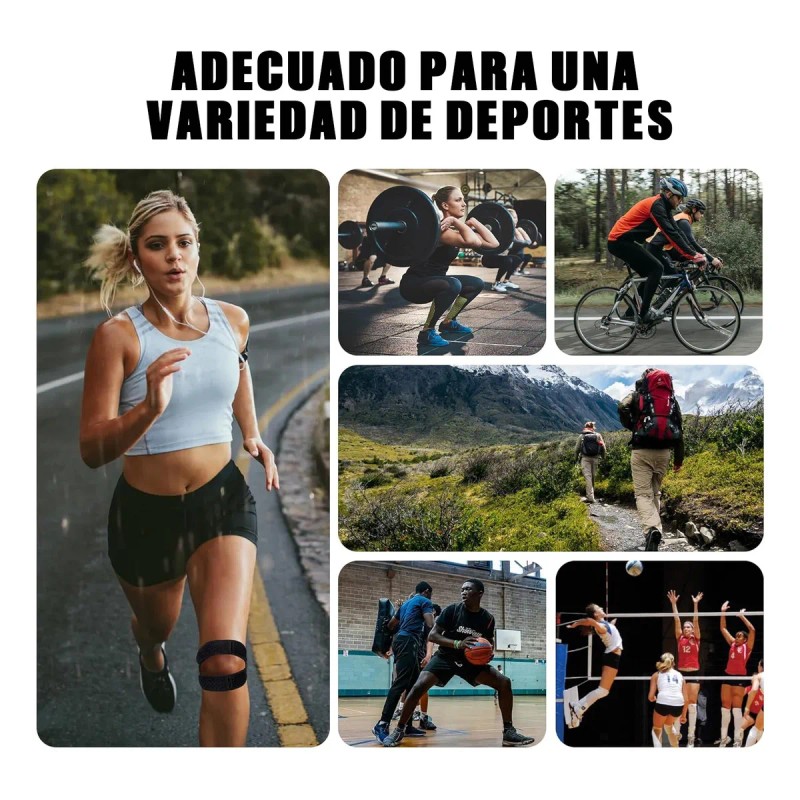 Rodillera Elastica Rodilleras Deportivas Rodillera Ajustable Para La Rodilla Soporte
