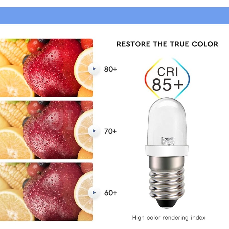 Ruiandsion E10 LED Bulb 120V AC Screw Base LED Replacement