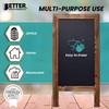Better Office Products Magnetic A-Frame Chalkboard Sign, Extra Large 20"