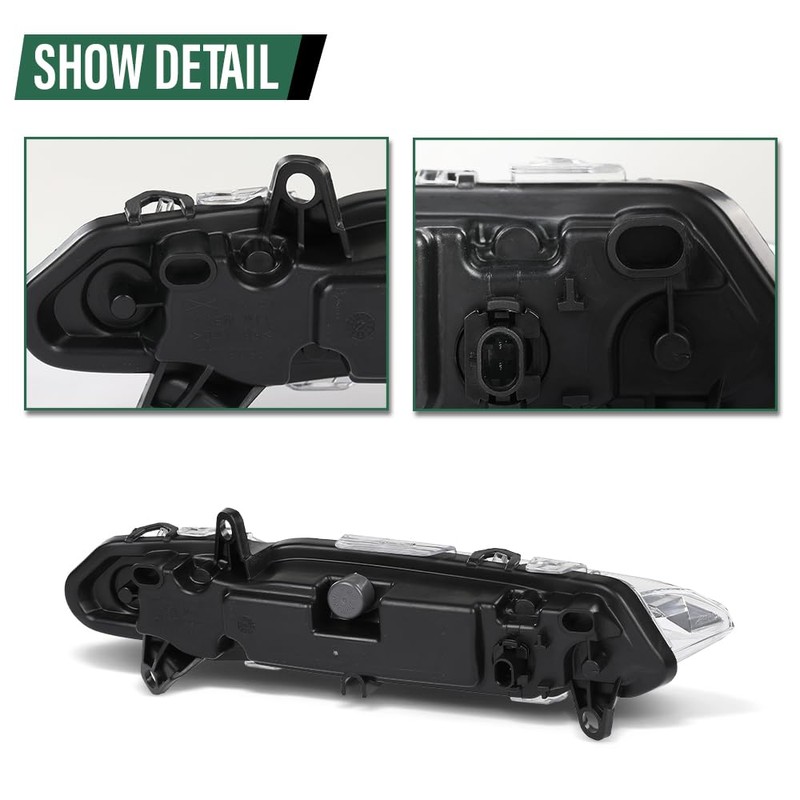 LQI Left DRL LED Daytime Running Fog Light Lamp Compatible