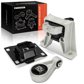 A-Premium 3PCS Engine Motor Mount Transmission Mount and Torque Strut Mount Set Compatible with Ford Transit Connect 2010 2011 2012 2013 2.0L, Automatic Transmission, Replace# 5S4Z7M121A, 1S4Z7M121PA