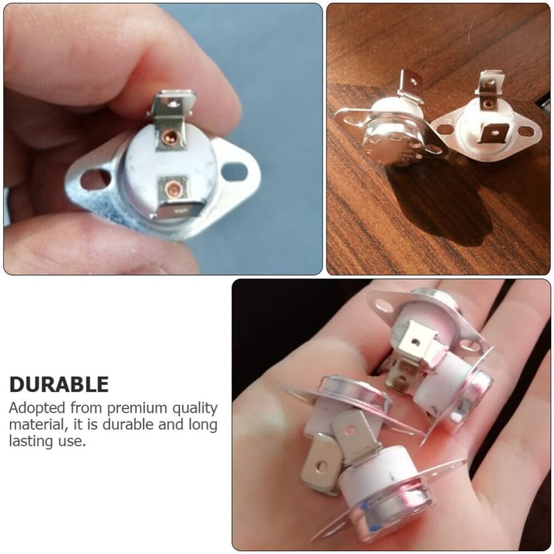 iplusmile 2 Pzas Interruptor Térmico KSD301, Termostato 160 °C Interruptor