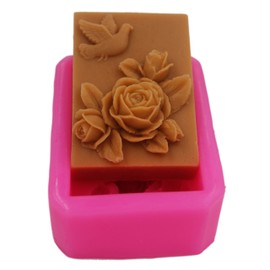 Longzang S359 - Molde de Silicona para Hacer jabón, diseño de Paloma de la Paz