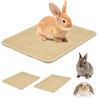 2 Stück Kratzmatte Für Kaninchen, Natürliche Sisal Kratzmatte Für Kleintiere,