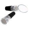 Fackelmann Plug of Wine/Decanter, Plastic, Clear/Black
