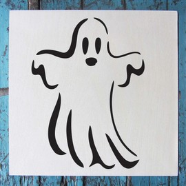 Stencil1 S1-6X6-HWS12 6-Inch X6-Inch Stencil-Ghost