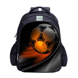 MATMO Boys Football Backpack Football Print Cool Football Pattern School Bag, soccer backpack 22-12