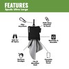 SPUDZ Ultra Microfiber Lens Cleaner – Closable Pouch, Clip-On, Washable