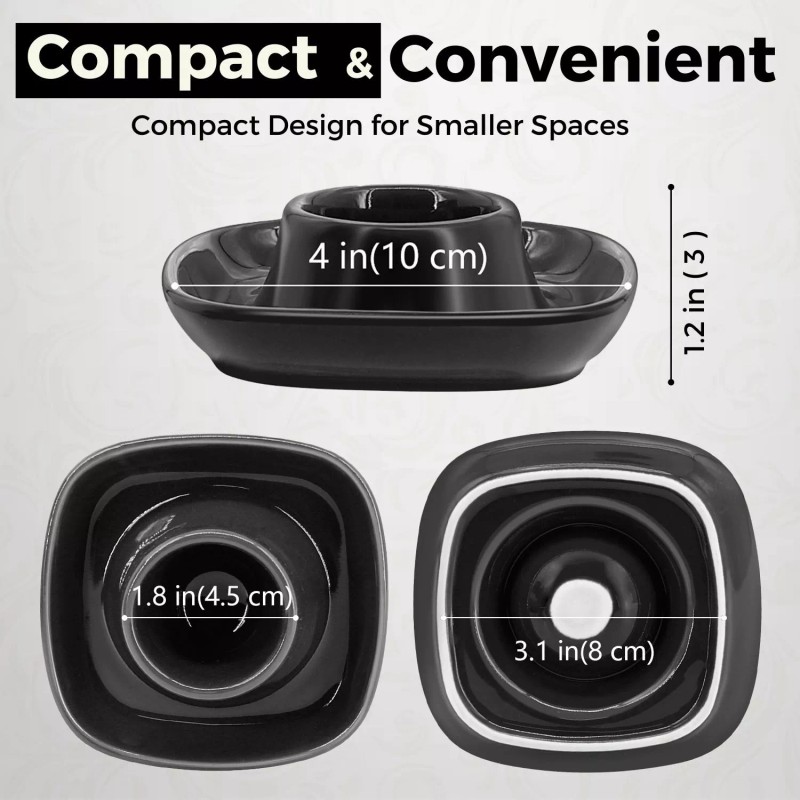 CE Compass Hard Soft Boiled Egg Cups Set of 6