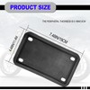 Motorcycle Silicone License Plate Frames, License Plate Cover 4x7 in,