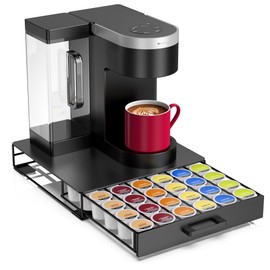 Storage Organizer Drawer for K-Cup Pods, ZECENN Coffee Pods Holder for Keurig Pods, Coffee Station Organizer Coffee Bar Accessories (36 Pods Capacity -Storage Drawer)