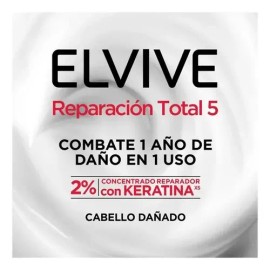 Shampoo 2 en 1 L'Oréal Elvive reparación total 5 cabello dañado 680 ml