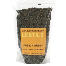 Zursun Idaho, French Green Lentils, 1.5lbs Bag