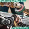 BaiNuo Nylon Fiber Polishing Wheel, 4.5-Inch Angle Grinder Sanding Disc,