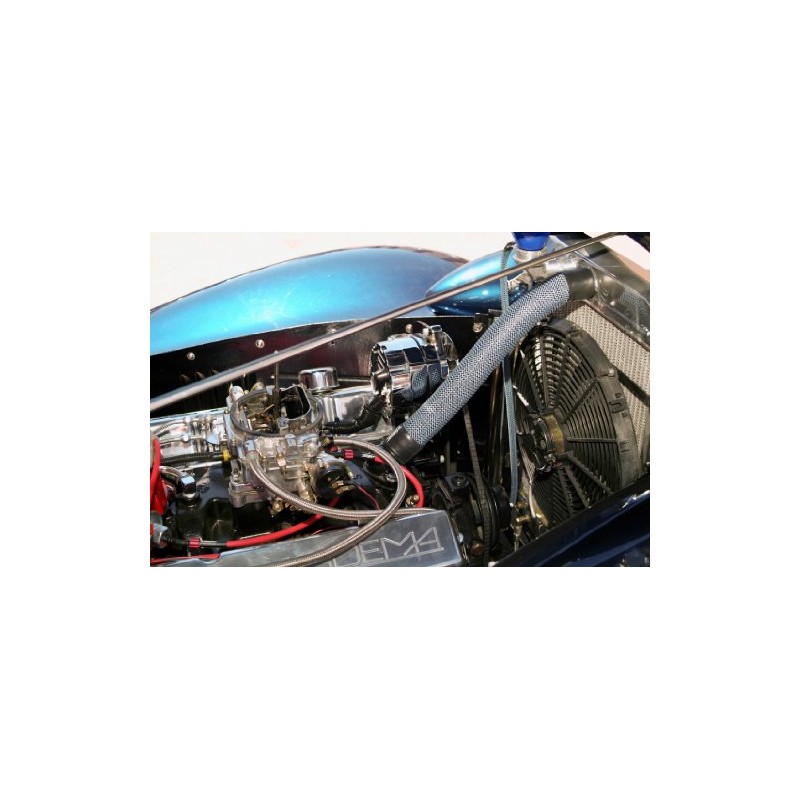 Hose Candy 309050005 Black Carbon Fiber Upper Radiator Hose Skin