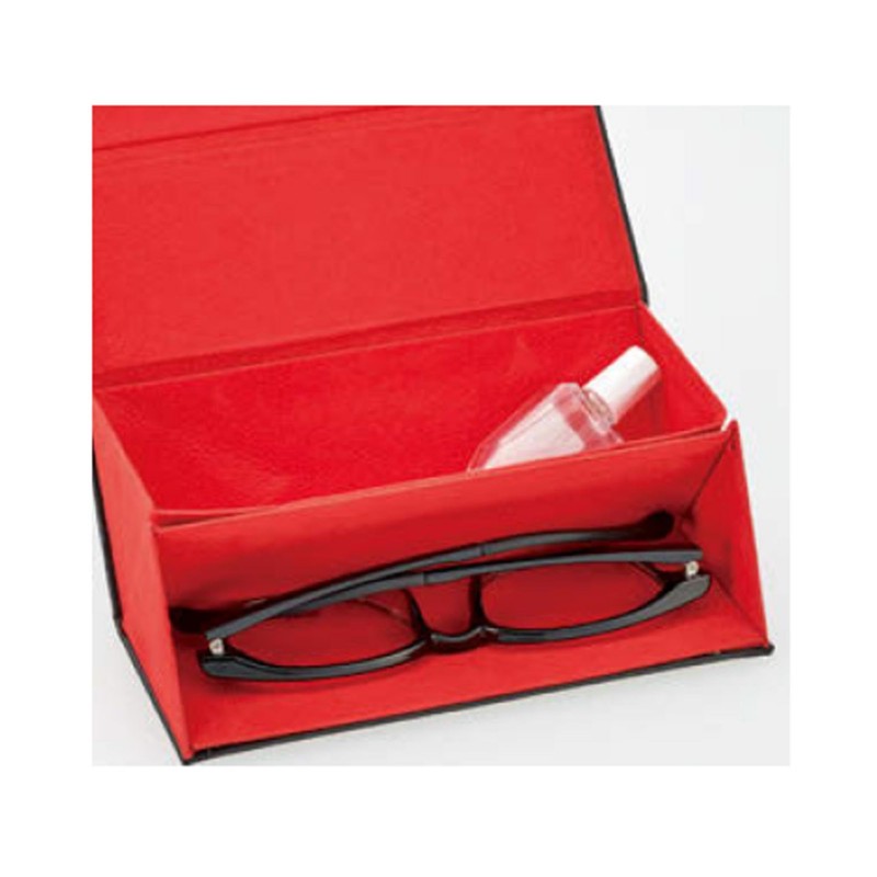 2562-01 Eyeglass Case, Storage for 2 Pieces, Single Storage, Slim,