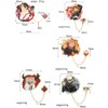 DJMANMENGG Jjk Pins Anime Sukuna Cosplay Gojo Pin Gifts Women