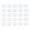 20 Pcs 5g Plastic Lotion Cream Jars Travel Cosmetic Powder