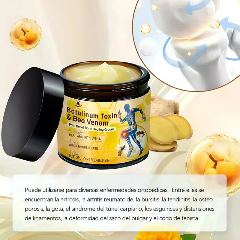 Crema Avanzada For Articulaciones Y Huesos Crema De Abeja 6