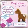 NICI Cuddly Toy Pony Lorenzo 25 cm Standing I Plush