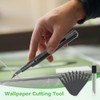 LOQJSS Wallpaper Smoothing Tool Kit,15 Pcs Smoother Tools Set,Wallpaper Smoothing