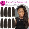 Marley Twist Braiding Hair 18 Inch Marley Hair 8 Packs