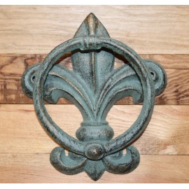 Stoneledge Investments Fleur De Lis Door Knocker,French Victorian Decor,Old World Charm,gifts F-14B