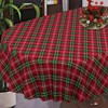 uwdfnwuif Christmas Tablecloth Winter Holiday Table Cloth Washable Christmas Plaid