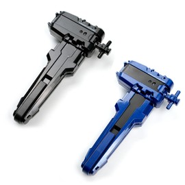 AIBREAY 2 Pack X String Launchers, Blade X Winder Launcher with Grip, Two Launch Mode, Only Work with X Right Spinning Top(Blue+Black)