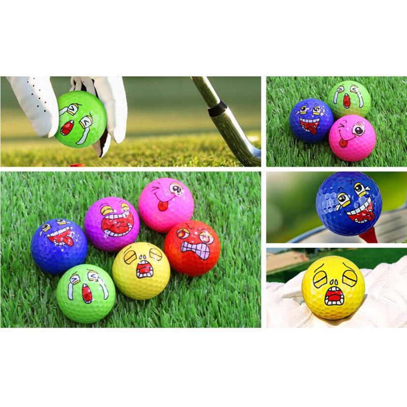 6Pcs Funny Expression Balls Professional Practice Balls Accessories Novelty Gift