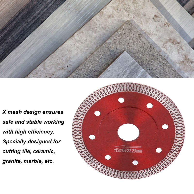 Diamond Saw Blade 115mm Dry Wet Cut Cutting Disc Wheel