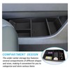 Sinminou Lower Center Console Organizer Tray Compatible with 2024-2025 Chevy