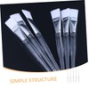 PACKOVE 16Pcs Facial Mask Brush Transparent Handle Applicator for DIY