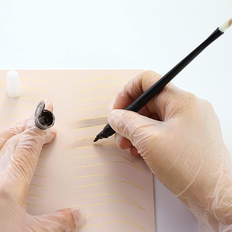 Lápiz De Microblading Desechable Para Cejas, 10 Unidades, Herramienta Manual