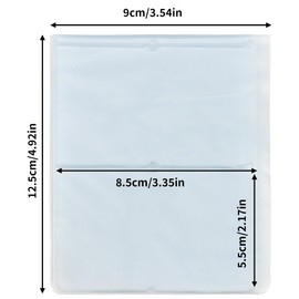 AOPRIE Plastic Wallet Insert Credit Card Holder Picture Photo Holder