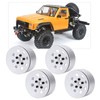 ZJchao RC Beadlock Wheel Hub, 4 Pieces 1.9 Aluminium Alloy
