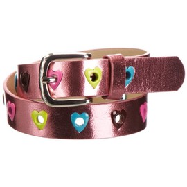 Playshoes Fashionable Hearts Girl's Belt Pink 75 cm
