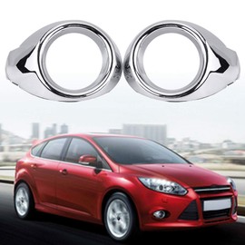 Fog Light Cover, Pair Front Bumper Fog Light Fog Light Bezel Cover Trim for 2012-2014