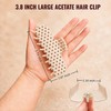 3.8 Inch Polka Dot Acetate Claw Clip for Women Thin