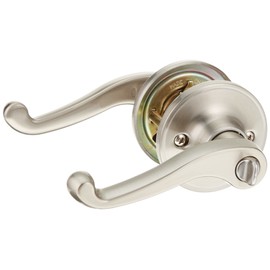 Schlage J Series Dexter by Schlage Satin Nickel Universal Turn-Lock Privacy Door Lever