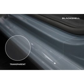 Blackshell® Paint protection film suitable for VW Golf Variant & Saloon | Type AU | Year of Manufacture 2012-2019 (5-door) transparent - perfect fit door sill protection film including set for film