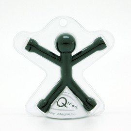 Q-Man(ブラック ソリッド)ソリッドカラー マグネット 磁石
