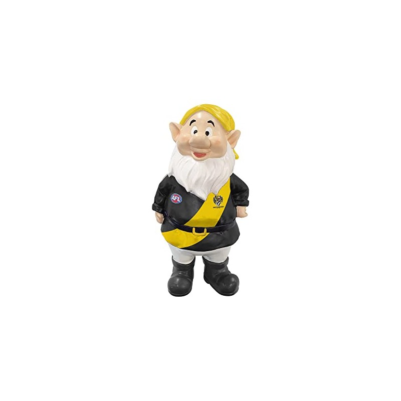 Richmond Tigers AFL Footy Mini Polyresin Garden Gnome 18cm