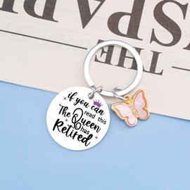 UVIBEW Retirement Gifts For Women Keychains Stocking Stuffers Funny Gifts For Coworks Retirement Farewell Gift For Boss Lady Colleague Nurse Mom Teacher Friends Christmas Presents For Women