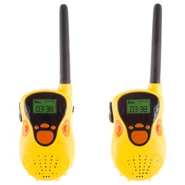 Kids Walkie Talkie Set - 2-Pack Indoor Outdoor Toy - Battery Operated, Works Up to 130 Ft - Great for Fun Pretend Play by Hey! Play!