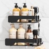 TAILI Shower Caddy Suction Cup 2 Pack,Stainless Steel Rustproof Shower